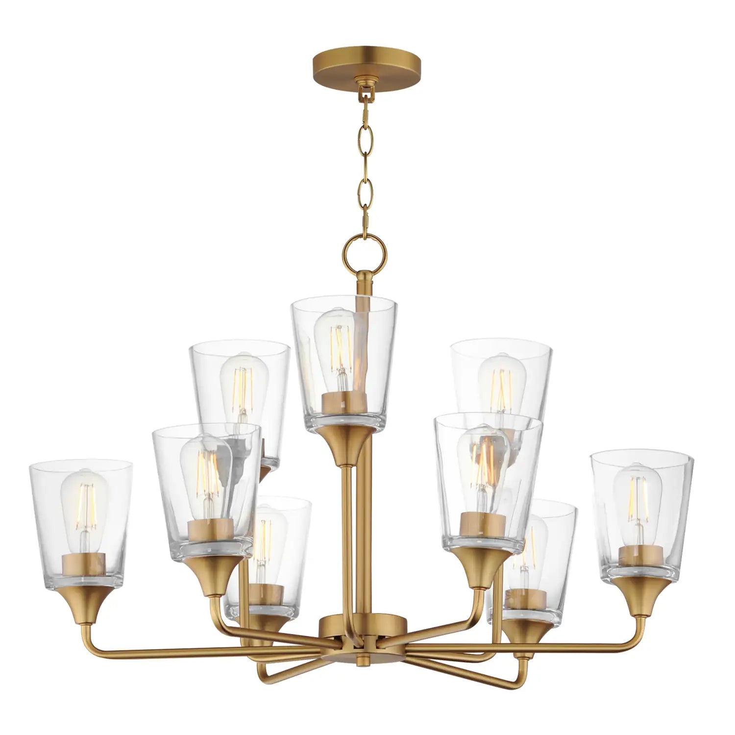 MAXIM, Hudson Two Tier Chandelier, CHANDELIER LIGHT