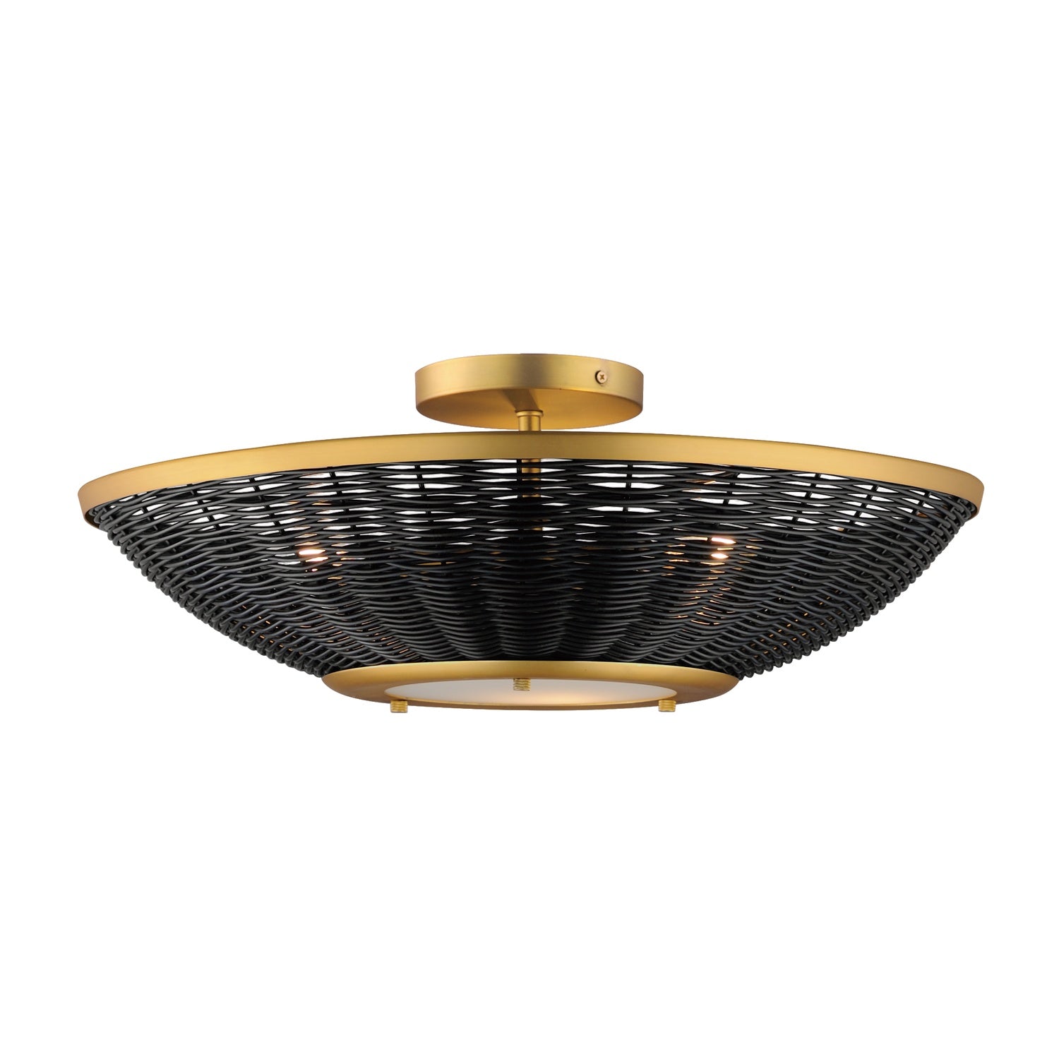 MAXIM, RATTAN-WALL SCONCE, SEMI FLUSH MOUNT LIGHT