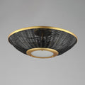 MAXIM, RATTAN-WALL SCONCE, SEMI FLUSH MOUNT LIGHT