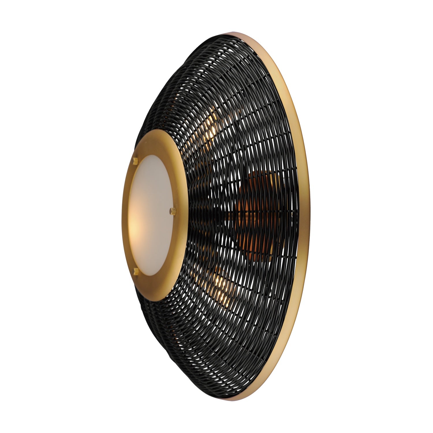 MAXIM, RATTAN-WALL SCONCE, SEMI FLUSH MOUNT LIGHT