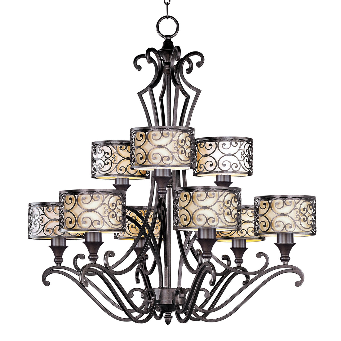 MAXIM, MONDRIAN-MULTI-TIER CHANDELIER, PENDANT LIGHT