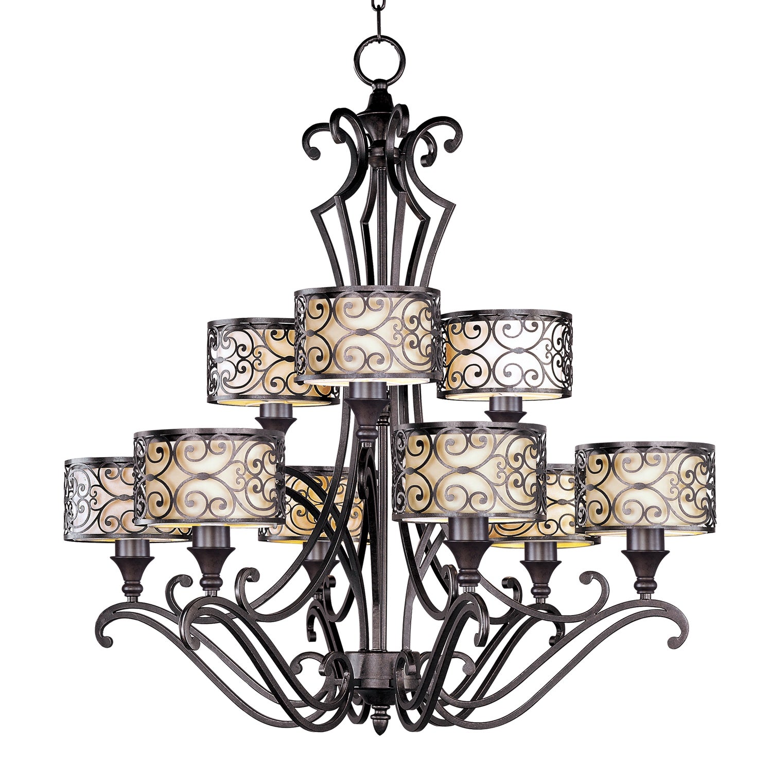 MAXIM, MONDRIAN-MULTI-TIER CHANDELIER, PENDANT LIGHT