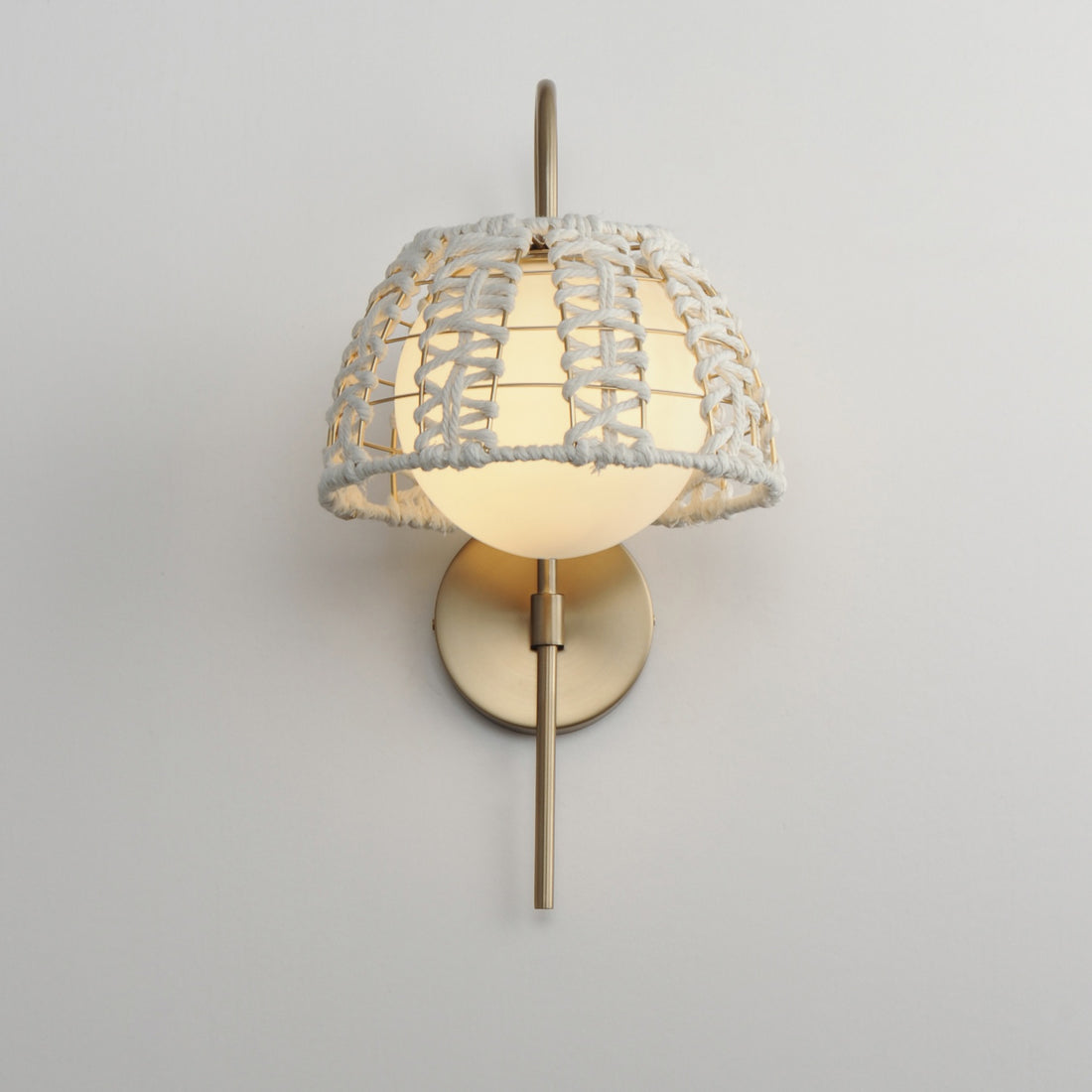 MAXIM, MACRAME-WALL SCONCE, WALL SCONCES