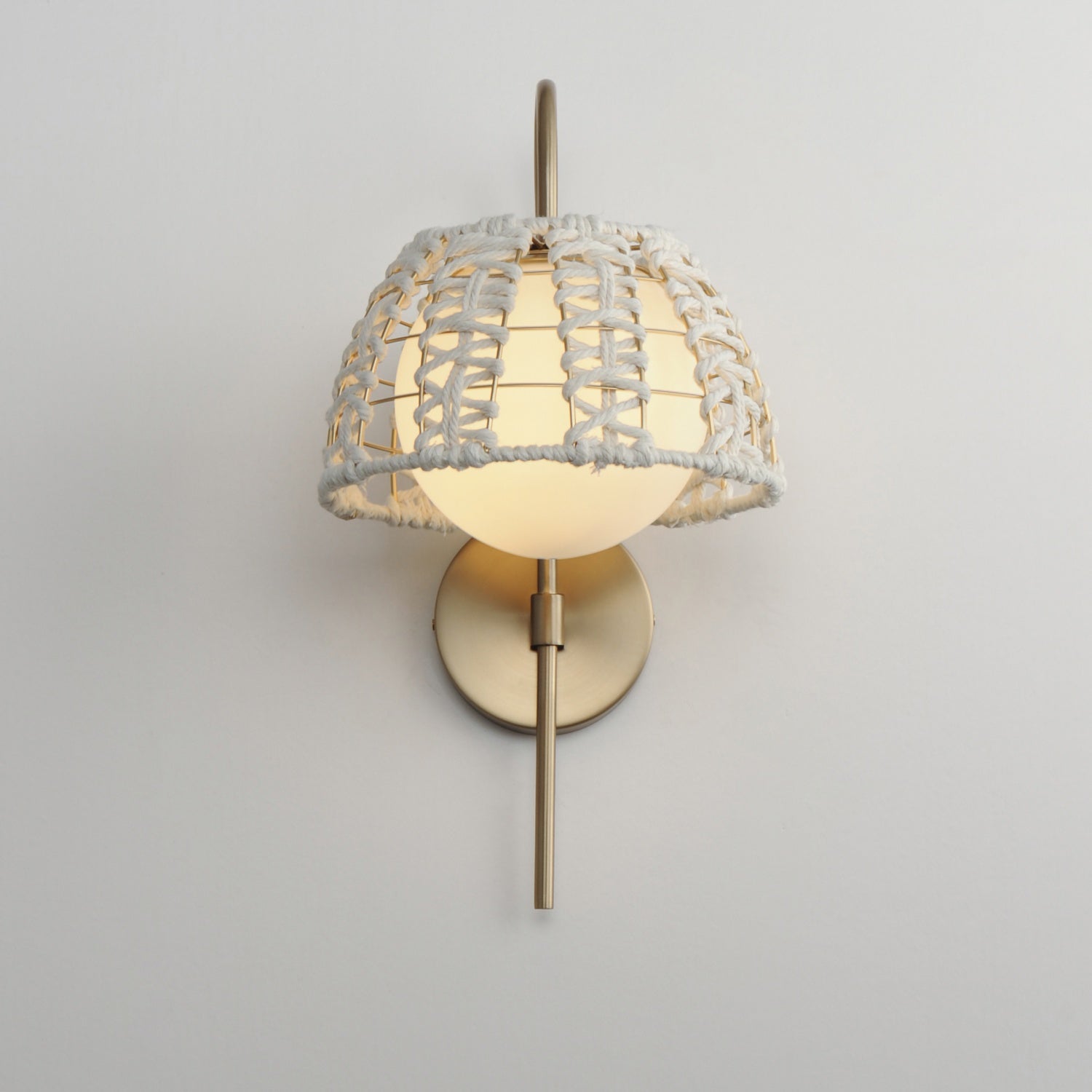 MAXIM, MACRAME-WALL SCONCE, WALL SCONCES