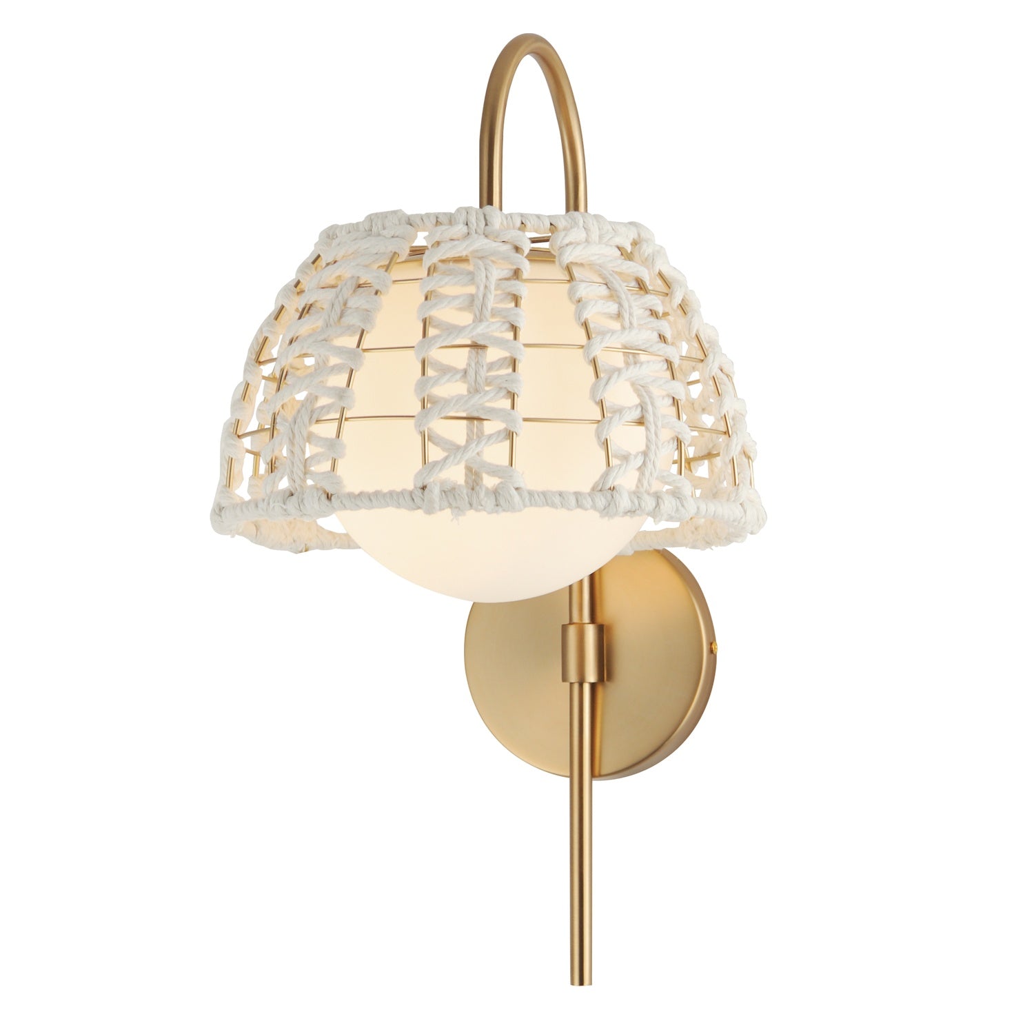 MAXIM, MACRAME-WALL SCONCE, WALL SCONCES