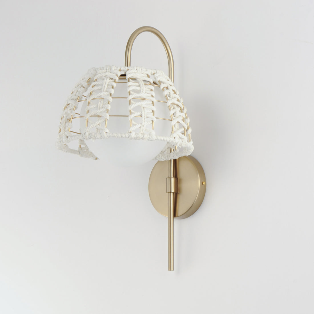 MAXIM, MACRAME-WALL SCONCE, WALL SCONCES
