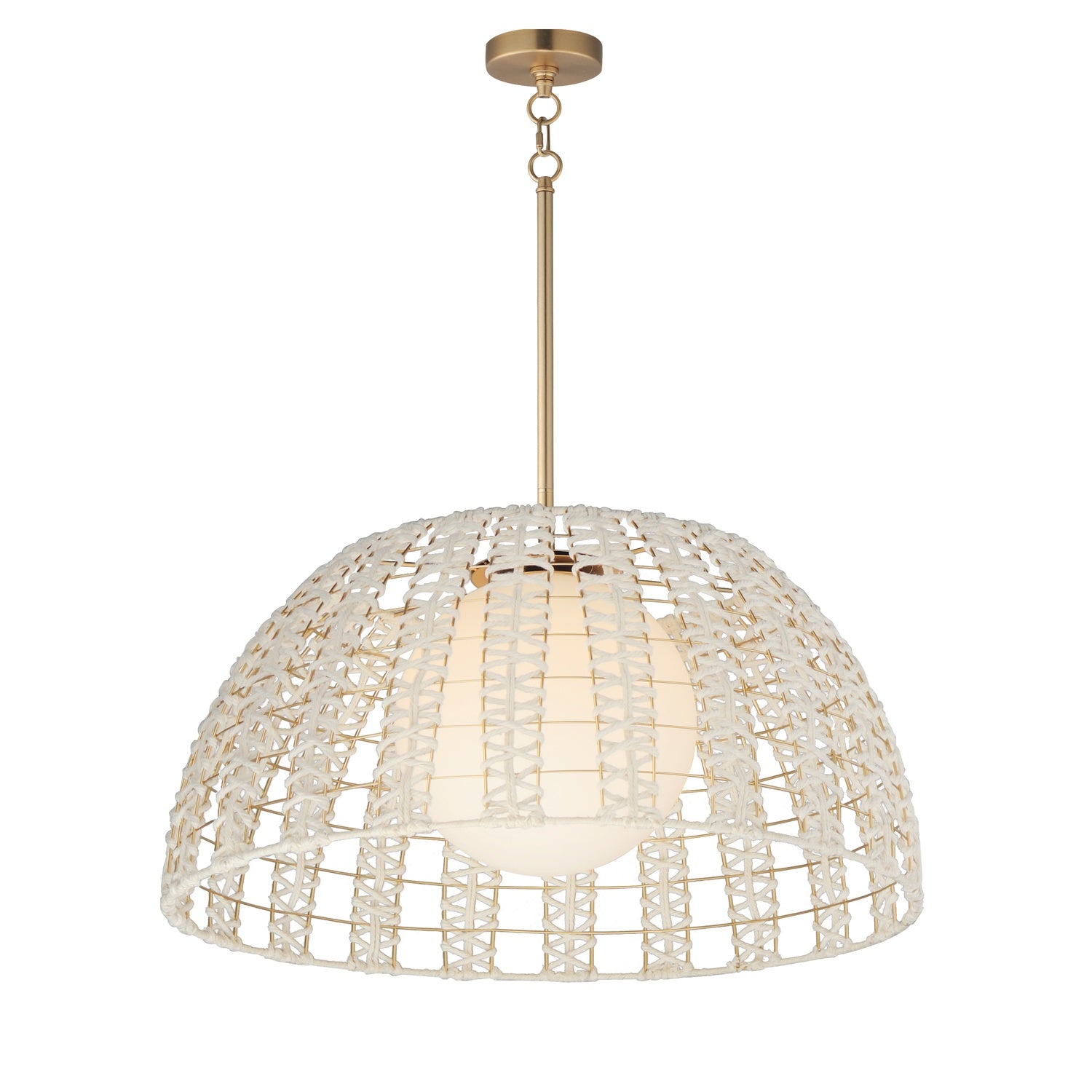 MAXIM, MACRAME-SINGLE PENDANT, CHANDELIER LIGHT