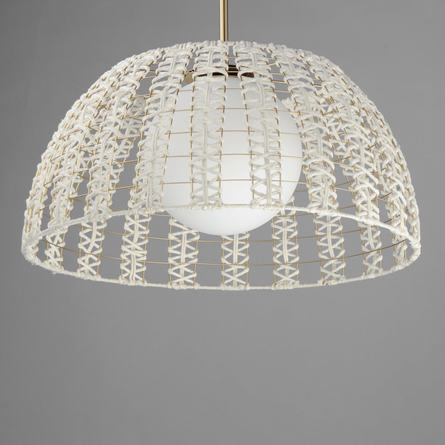 MAXIM, MACRAME-SINGLE PENDANT, CHANDELIER LIGHT