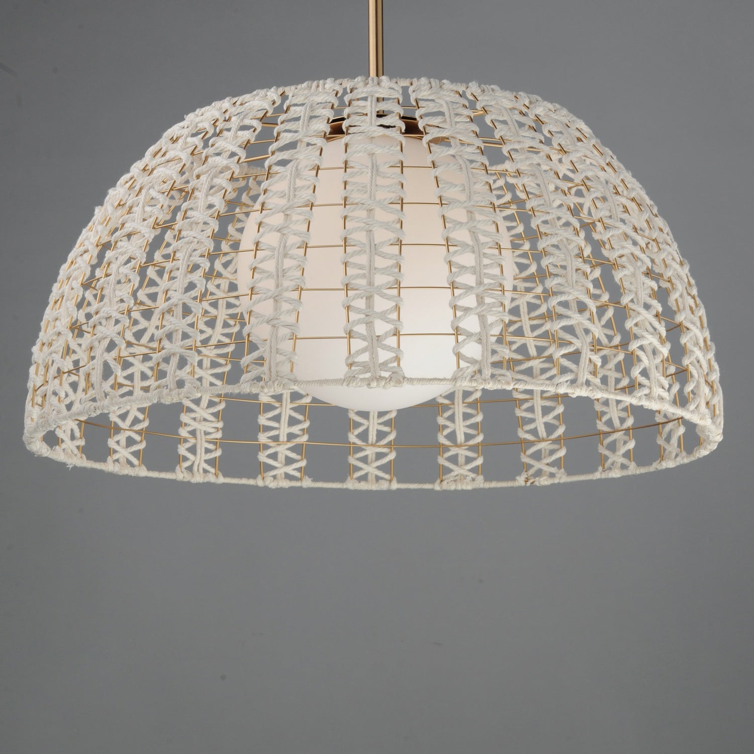 MAXIM, MACRAME-SINGLE PENDANT, CHANDELIER LIGHT
