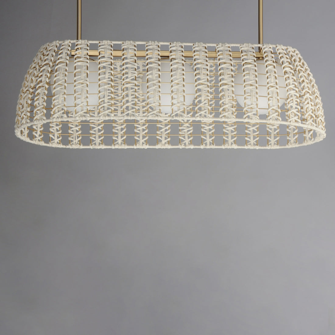MAXIM, MACRAME-LINEAR PENDANT, CHANDELIER LIGHT