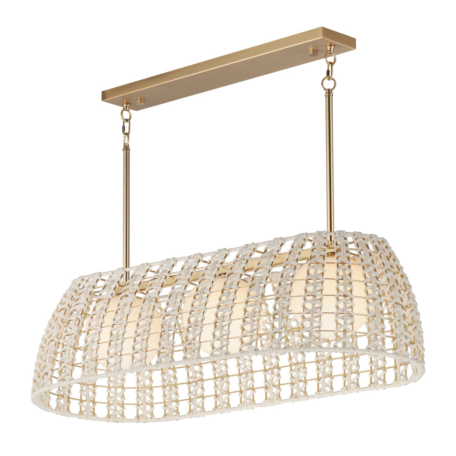 MAXIM, MACRAME-LINEAR PENDANT, CHANDELIER LIGHT