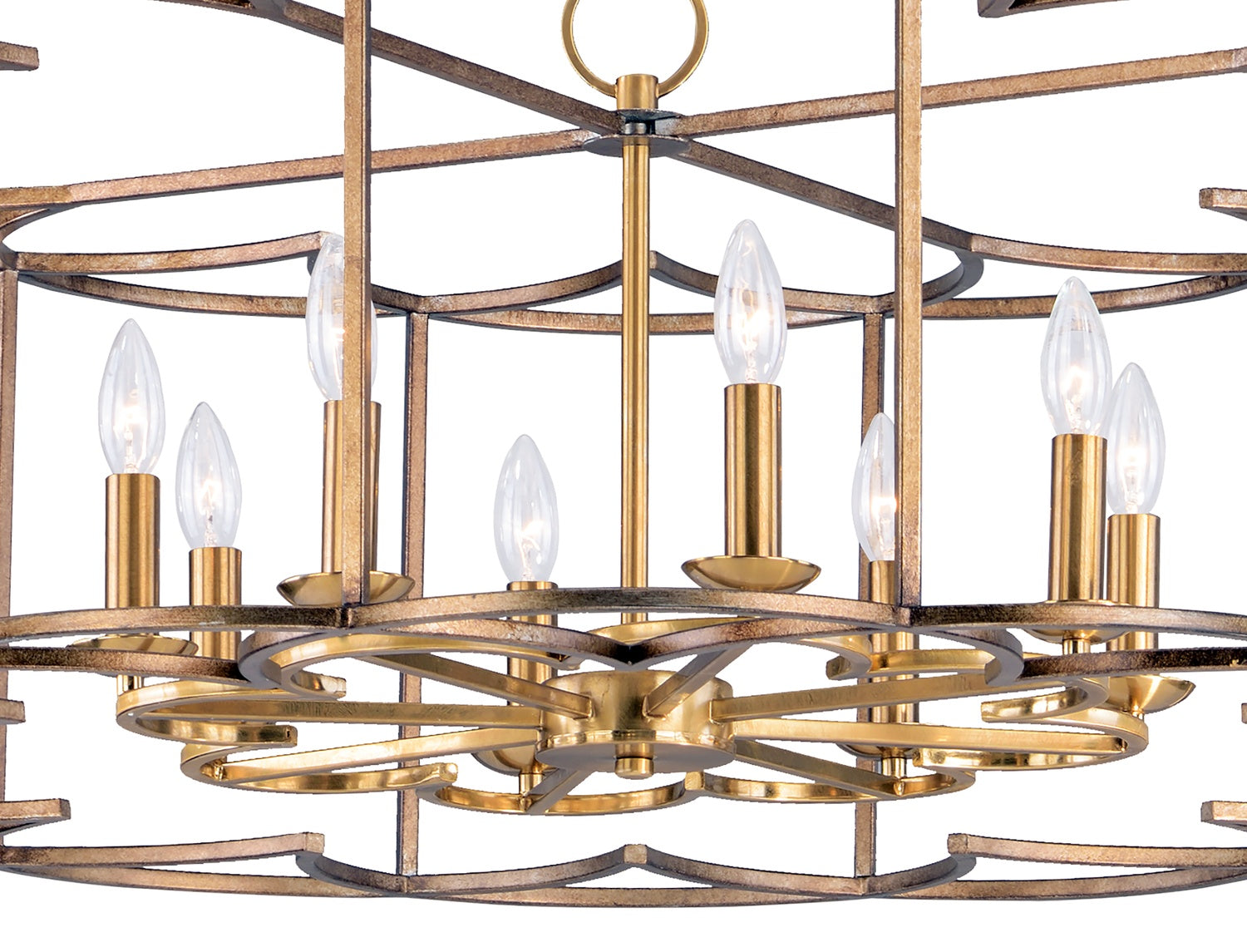 MAXIM, HELIX-SINGLE-TIER CHANDELIER, PENDANT LIGHT
