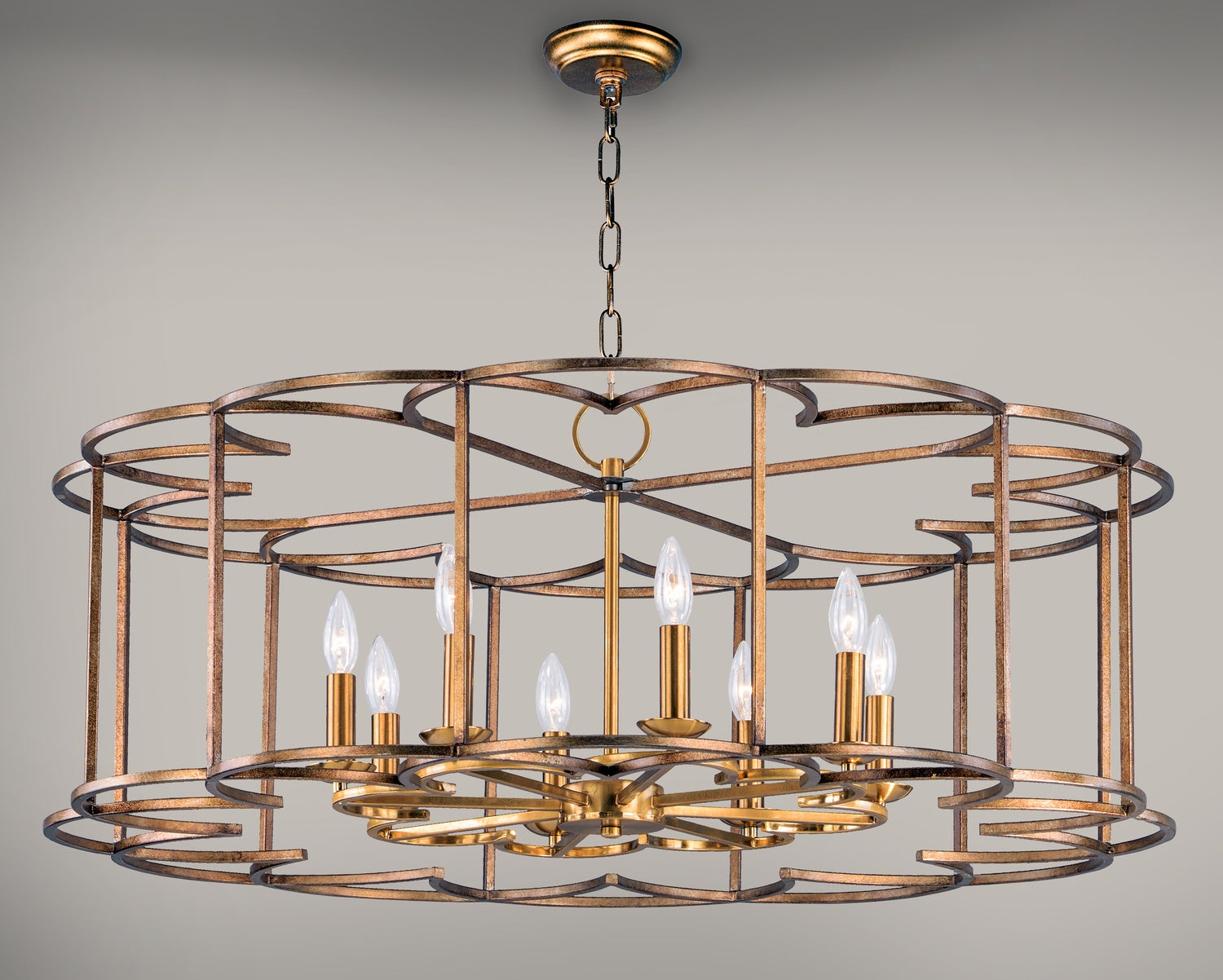 MAXIM, HELIX-SINGLE-TIER CHANDELIER, PENDANT LIGHT