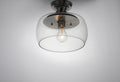 MAXIM, GOBLET-SEMI-FLUSH MOUNT, SEMI FLUSH MOUNT LIGHT