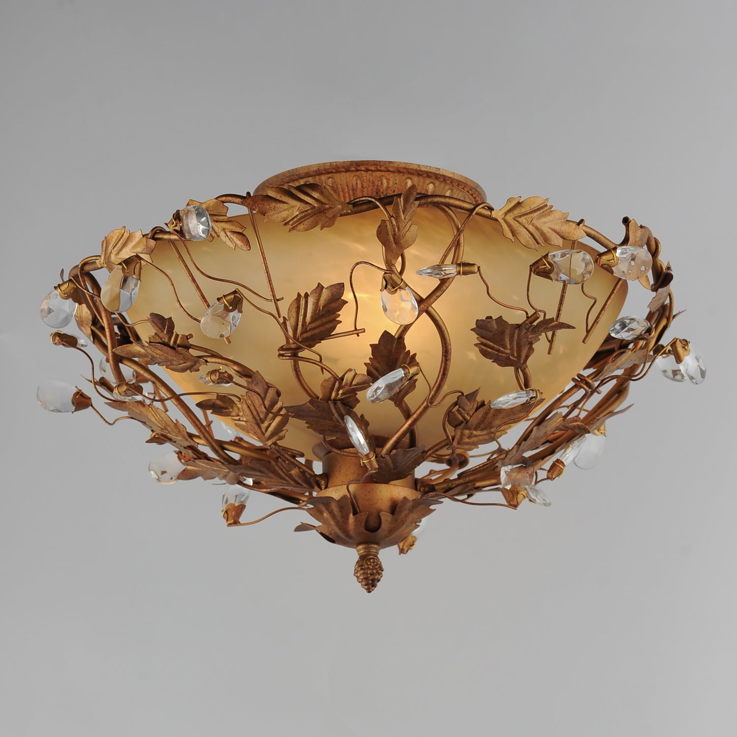 MAXIM, ELEGANTE-SEMI-FLUSH MOUNT, SEMI FLUSH MOUNT LIGHT