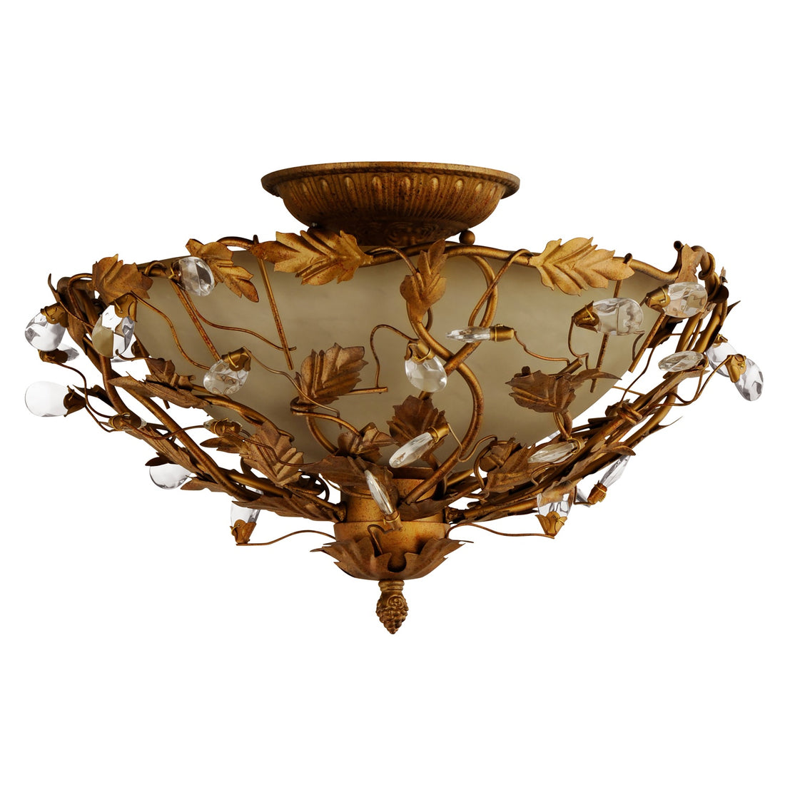 MAXIM, ELEGANTE-SEMI-FLUSH MOUNT, SEMI FLUSH MOUNT LIGHT