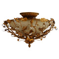 MAXIM, ELEGANTE-SEMI-FLUSH MOUNT, SEMI FLUSH MOUNT LIGHT