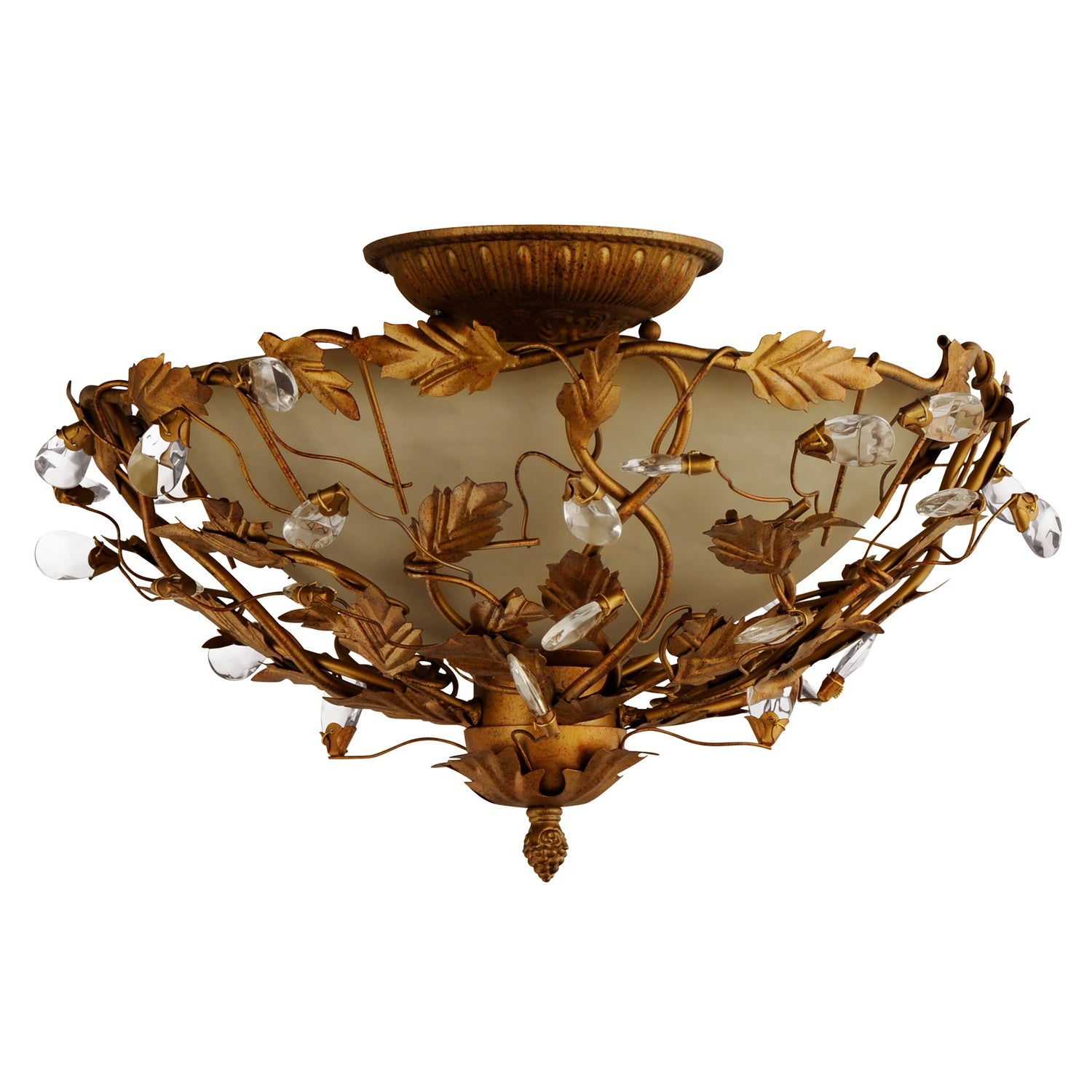 MAXIM, ELEGANTE-SEMI-FLUSH MOUNT, SEMI FLUSH MOUNT LIGHT