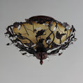 MAXIM, ELEGANTE-SEMI-FLUSH MOUNT, SEMI FLUSH MOUNT LIGHT