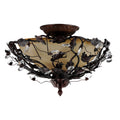 MAXIM, ELEGANTE-SEMI-FLUSH MOUNT, SEMI FLUSH MOUNT LIGHT