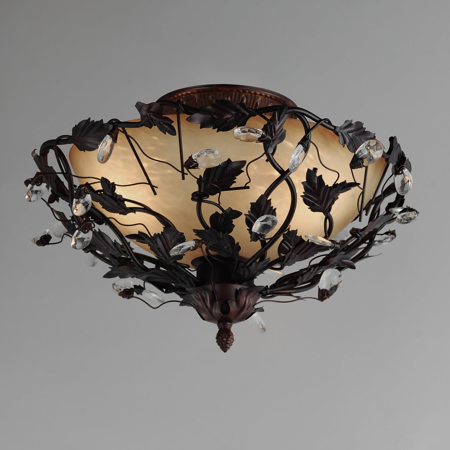 MAXIM, ELEGANTE-SEMI-FLUSH MOUNT, SEMI FLUSH MOUNT LIGHT