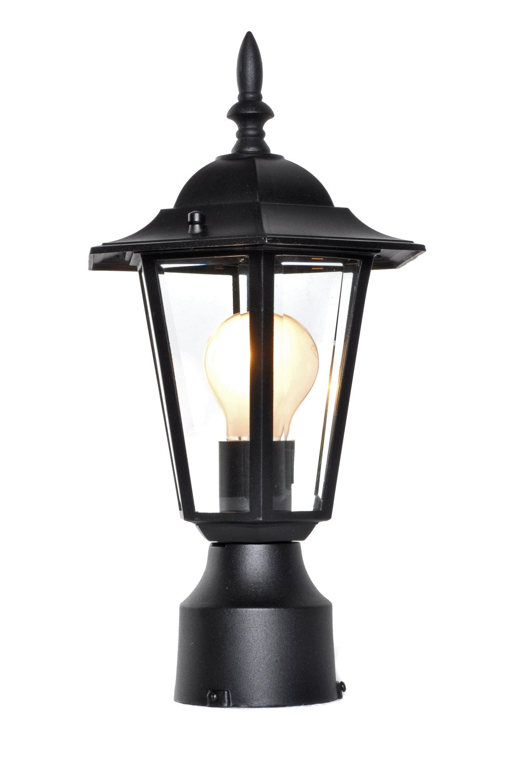 MAXIM BUILDER CAST-OUTDOOR POLE/POST MOUNT | 3001CLBK - Post