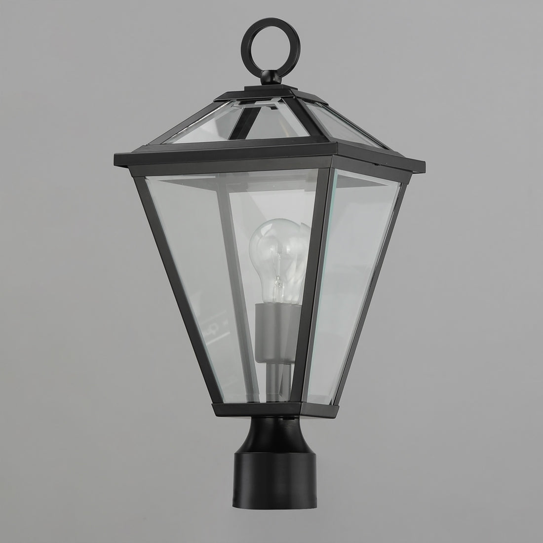MAXIM PRISM-OUTDOOR POST LANTERN | 30568CLBK - Post