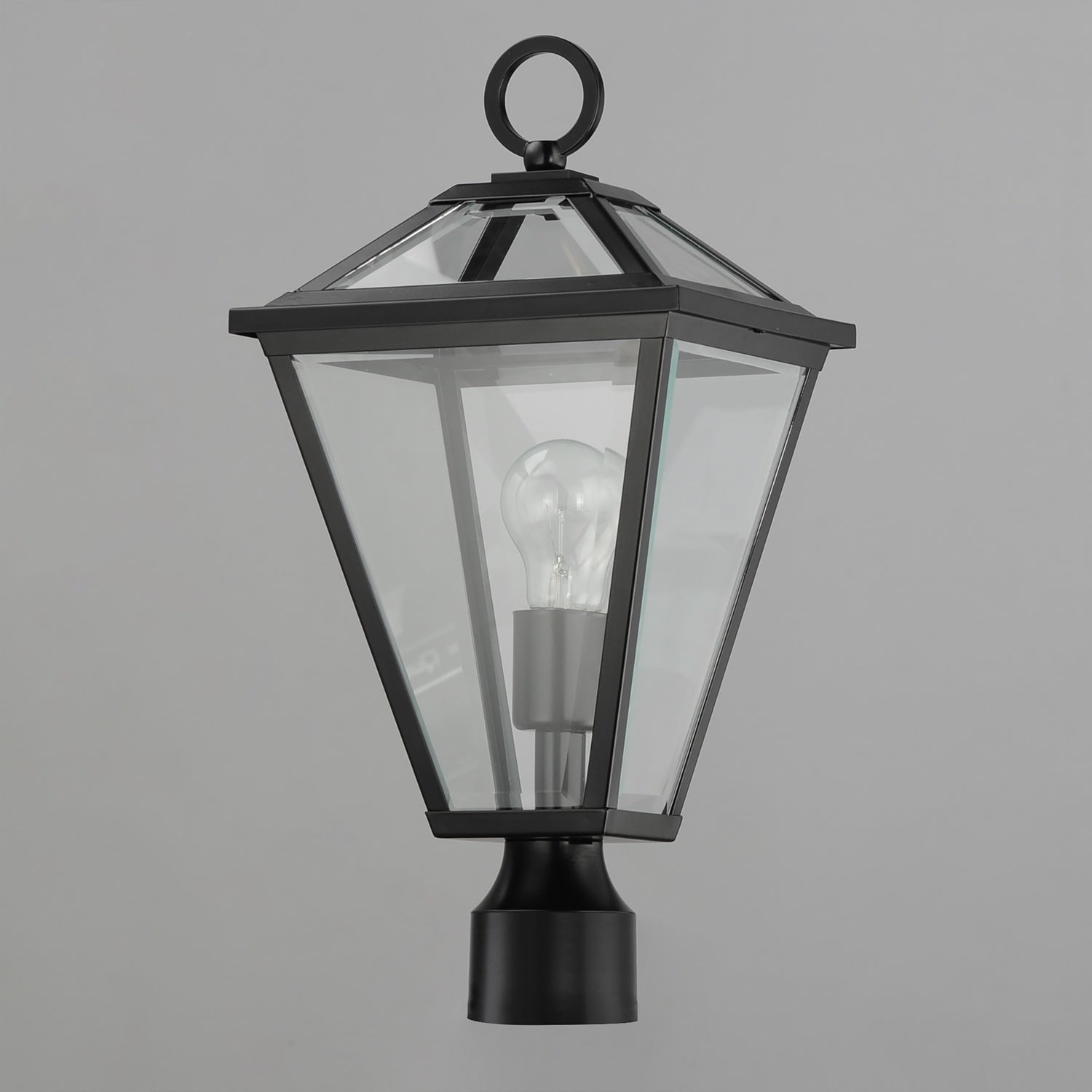 MAXIM PRISM-OUTDOOR POST LANTERN | 30568CLBK - Post