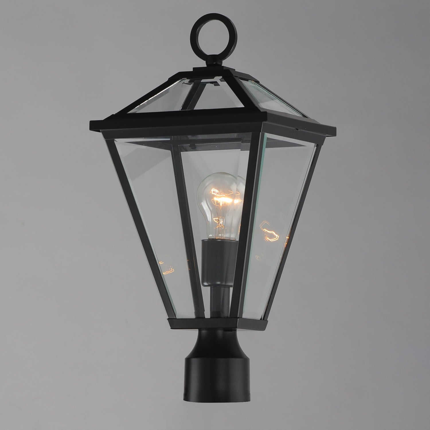 MAXIM PRISM-OUTDOOR POST LANTERN | 30568CLBK - Post