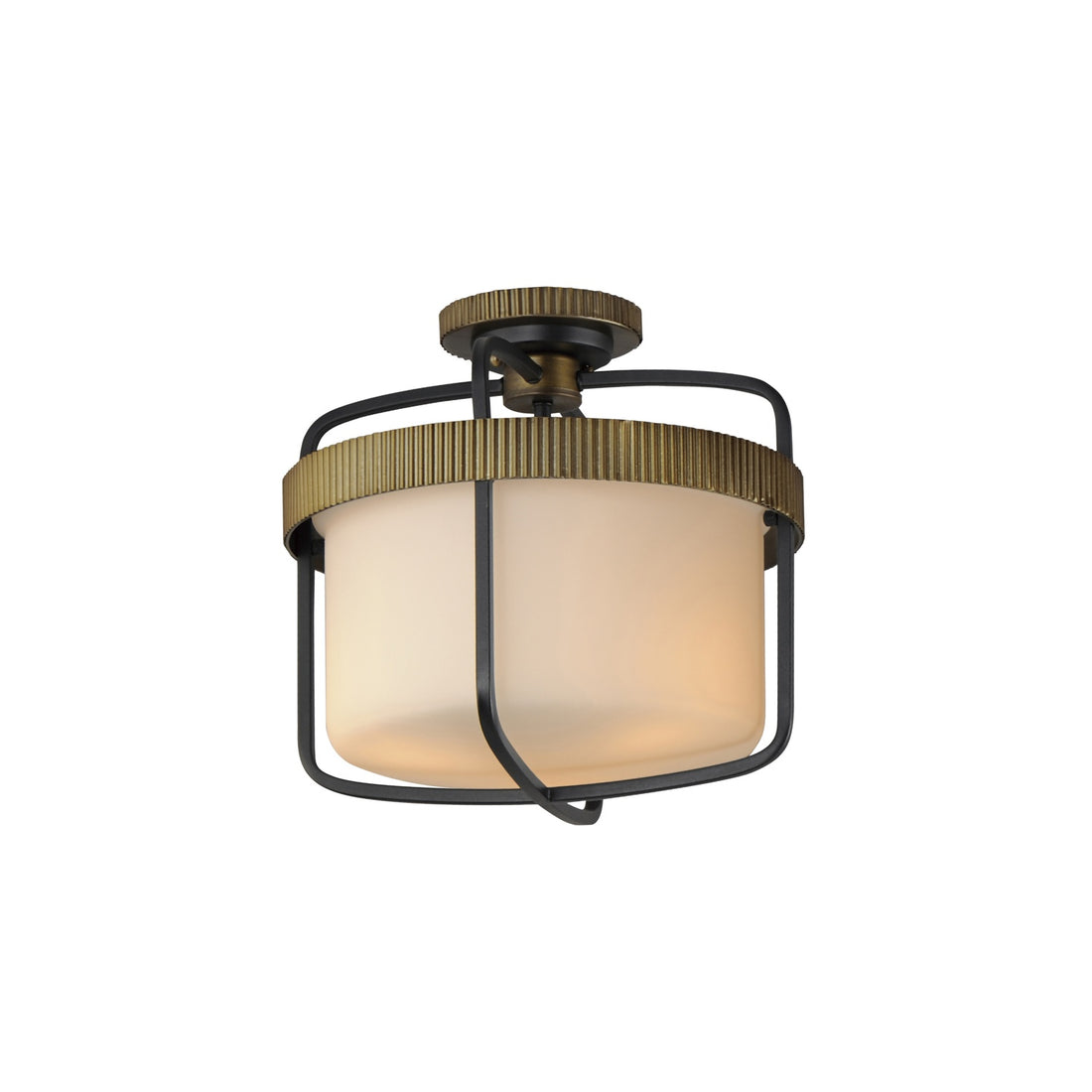 MAXIM, RUFFLES-SEMI-FLUSH MOUNT, SEMI FLUSH MOUNT LIGHT