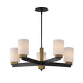 MAXIM, RUFFLES-SINGLE-TIER CHANDELIER, PENDANT LIGHT