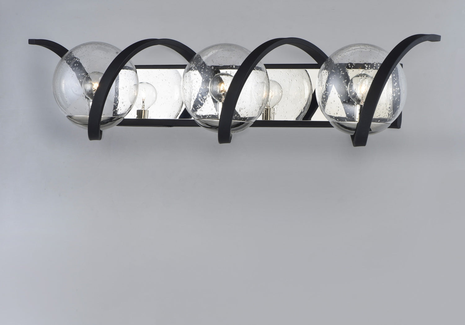 MAXIM, CURLICUE-BATH VANITY, VANITY LIGHT