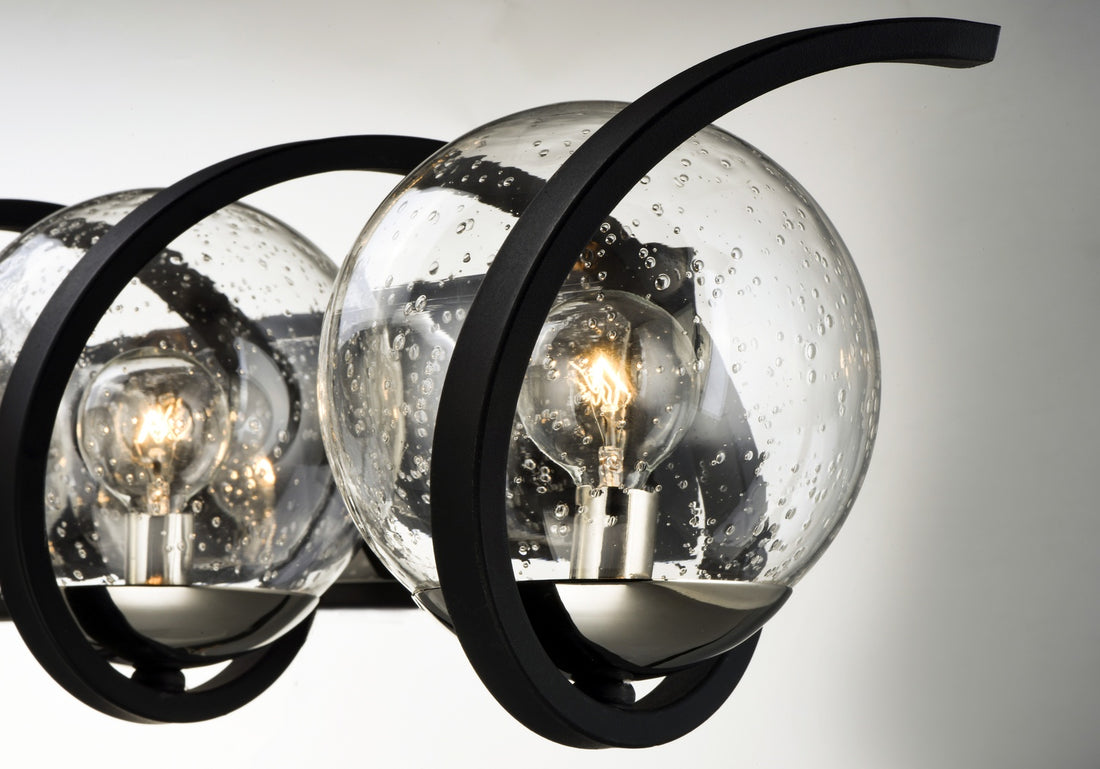 MAXIM, CURLICUE-BATH VANITY, VANITY LIGHT
