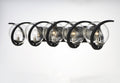 MAXIM, CURLICUE-BATH VANITY, VANITY LIGHT