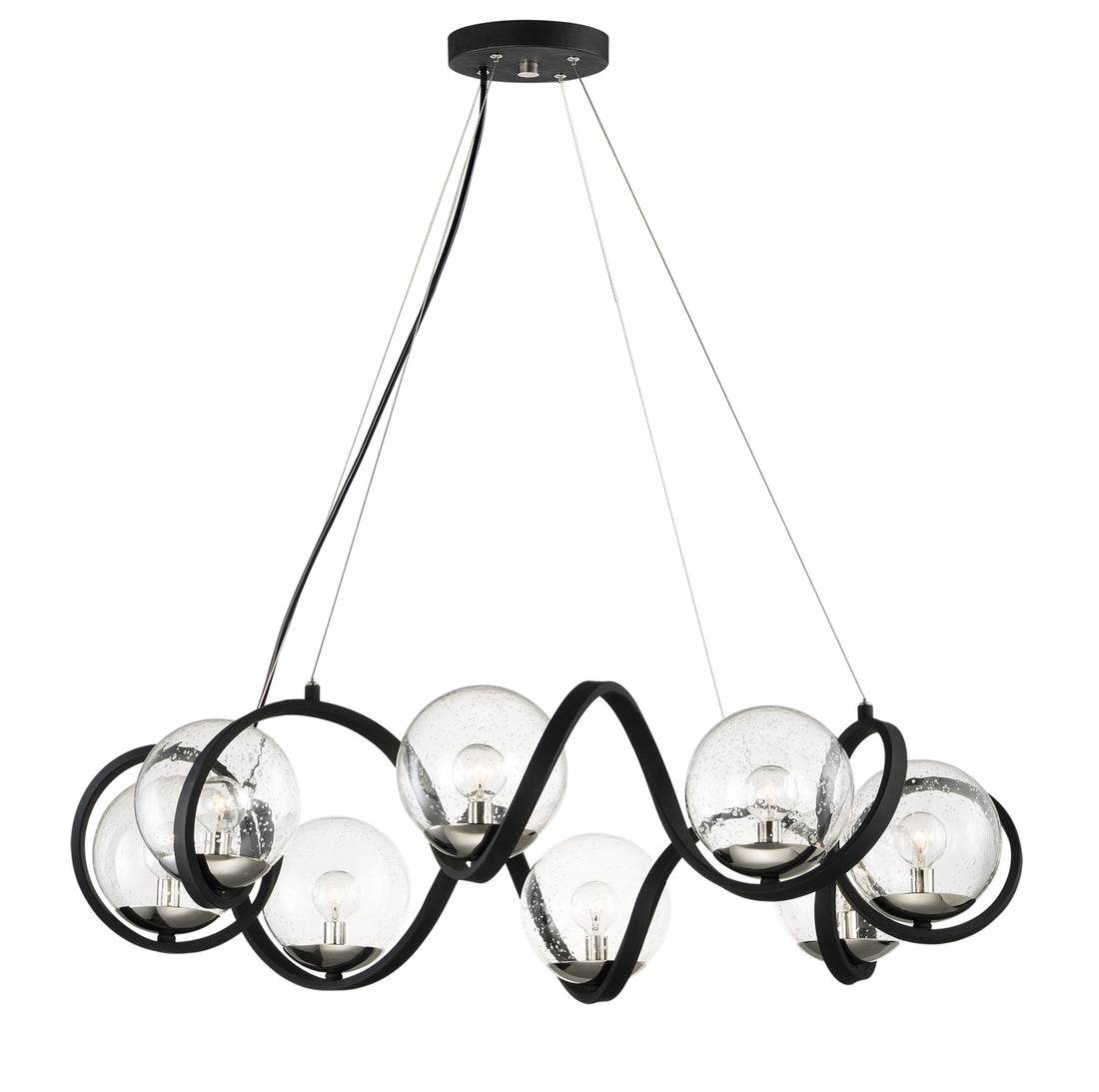 MAXIM, CURLICUE-MULTI-LIGHT PENDANT, CHANDELIER LIGHT