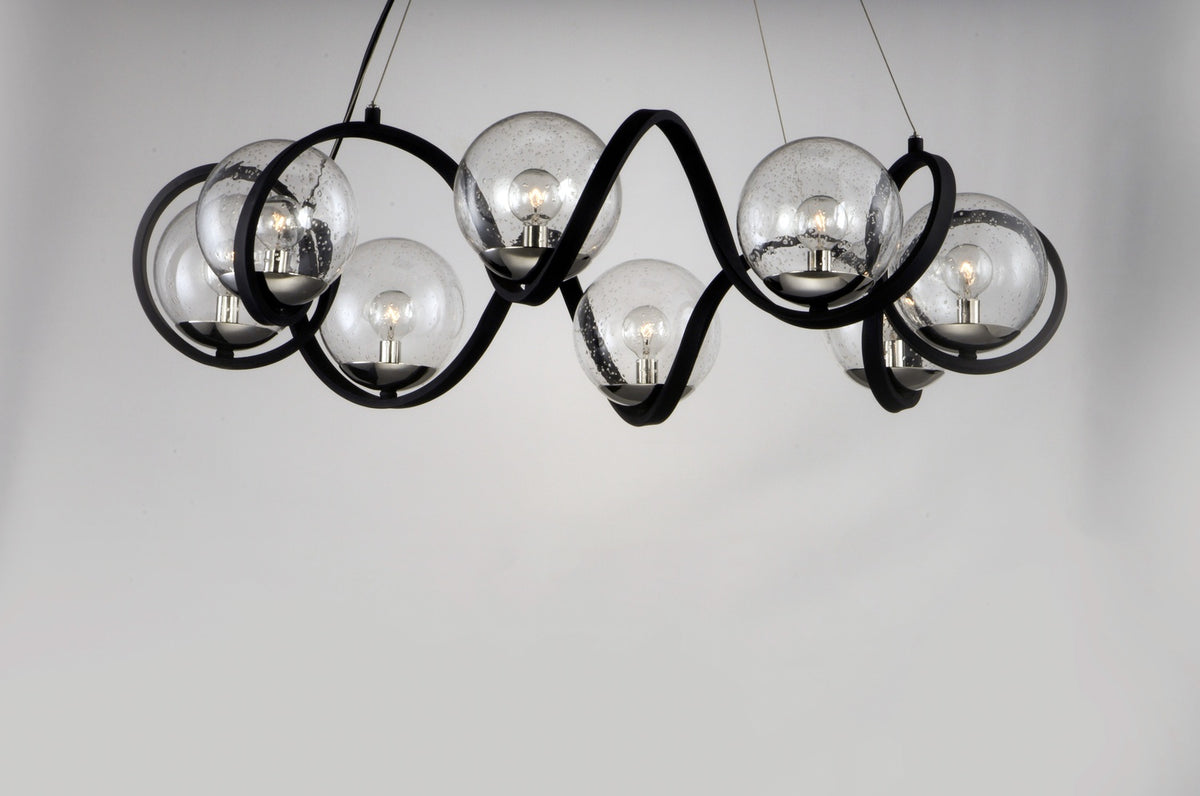 MAXIM, CURLICUE-MULTI-LIGHT PENDANT, CHANDELIER LIGHT