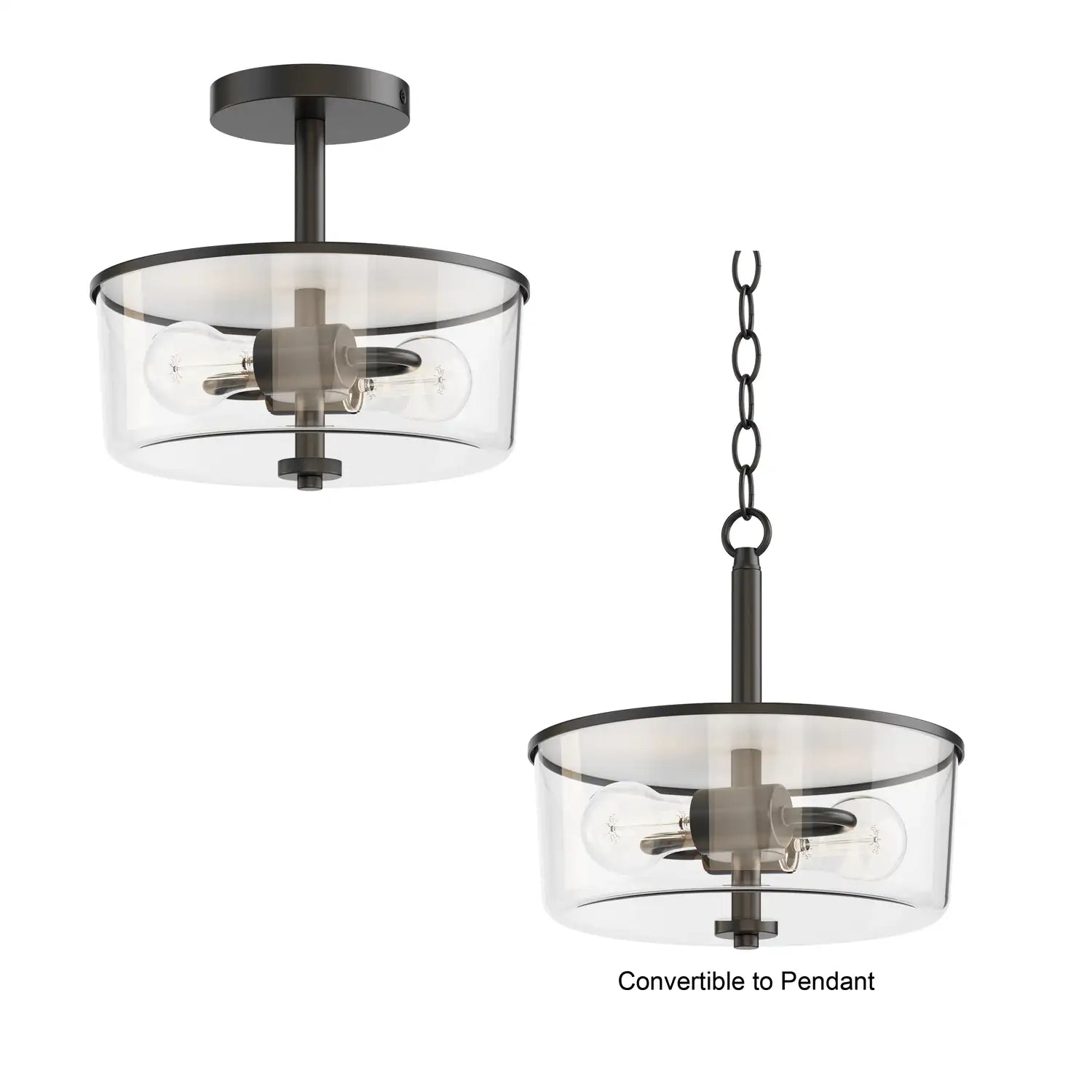 MAXIM, Fuller Semi Flush/Pendant Convertible, PENDANT LIGHT