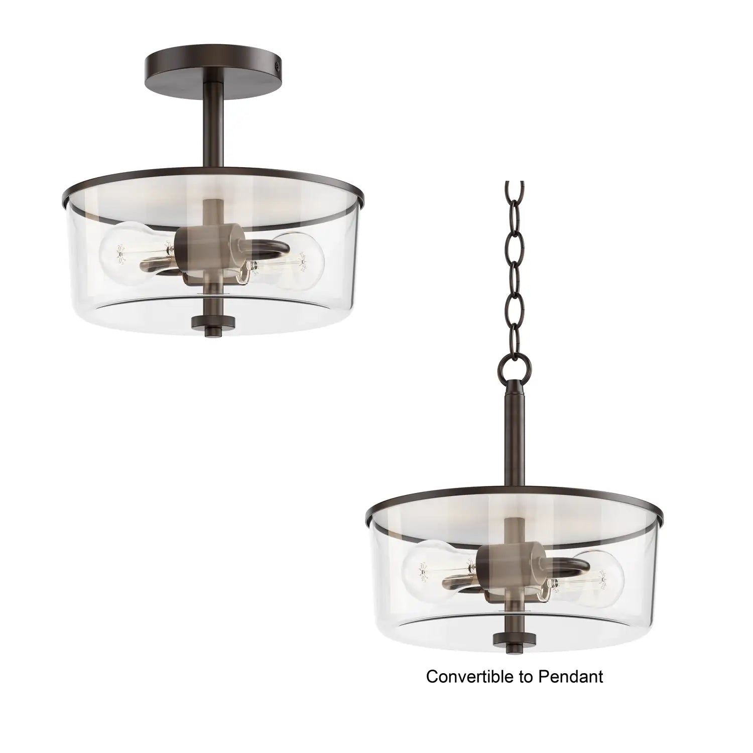 MAXIM, Fuller Semi Flush/Pendant Convertible, PENDANT LIGHT