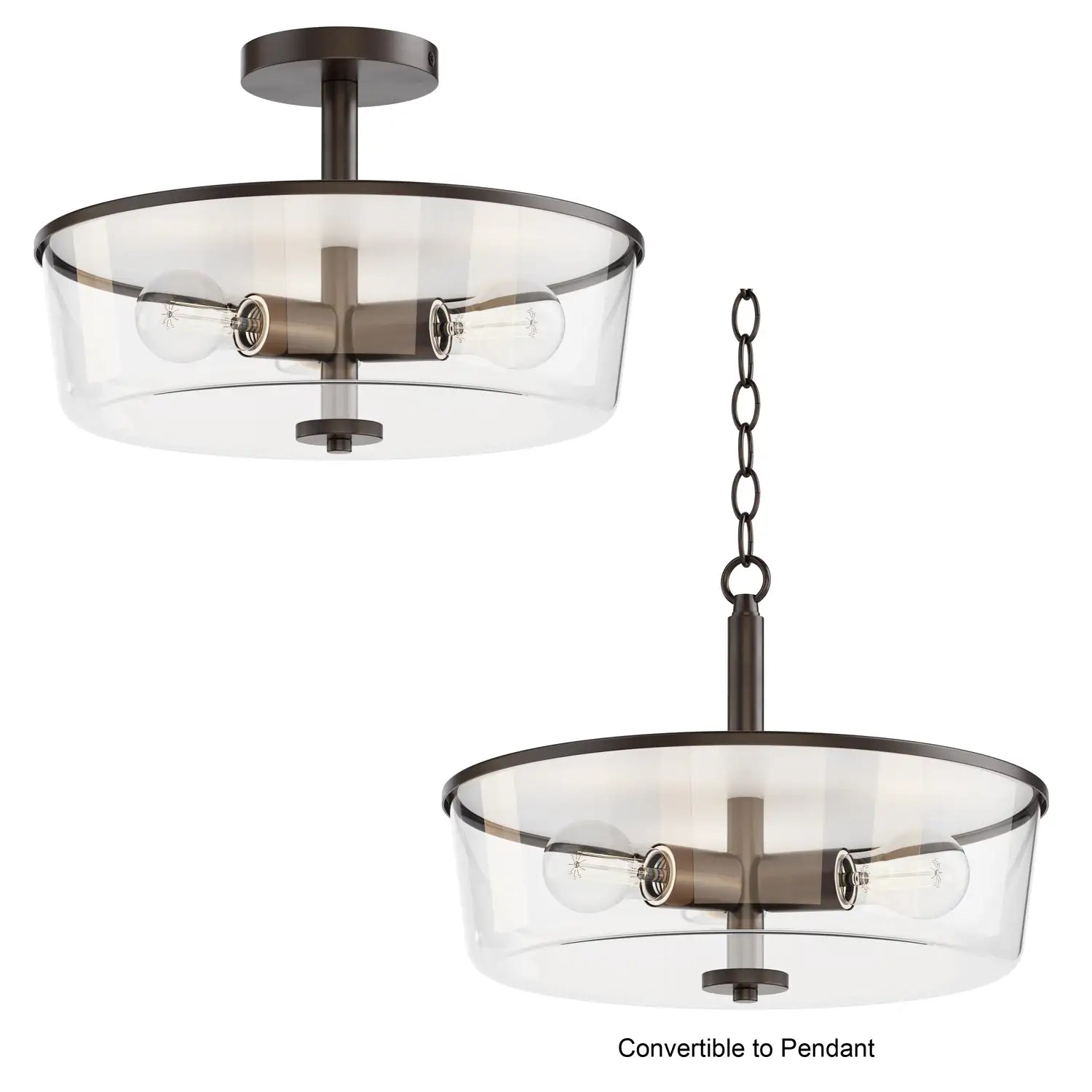 MAXIM, Fuller Semi Flush/Pendant Convertible, PENDANT LIGHT