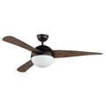 MAXIM, Cupola Bronze LED Fan Walnut Blades, INDOOR CEILING FANS