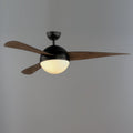 MAXIM, Cupola Bronze LED Fan Walnut Blades, INDOOR CEILING FANS