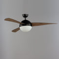 MAXIM, Cupola Bronze LED Fan Walnut Blades, INDOOR CEILING FANS