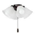 MAXIM FAN LIGHT KITS-CEILING FAN LIGHT KIT - Fan Light Kits