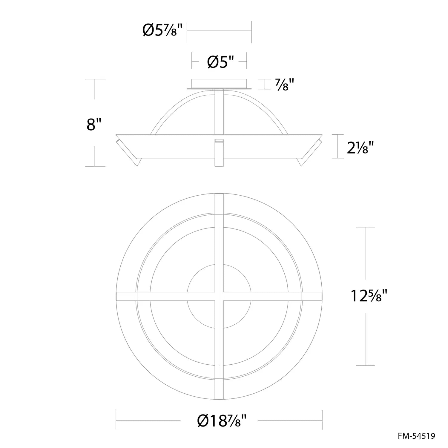 MODERN FORMS, COPA FLUSH & SEMI-FLUSH MOUNT LIGHTING, FLUSH MOUNT CEILING LIGHTS