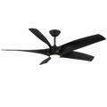 MODERN FORMS, ZEPHYR 5 DOWNROD CEILING FANS, INDOOR CEILING FANS