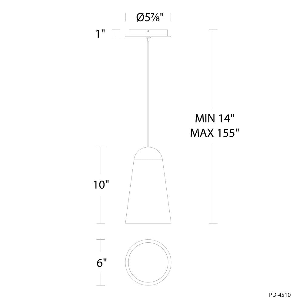 MODERN FORMS, POMPEII PENDANT LIGHTING, PENDANT LIGHT