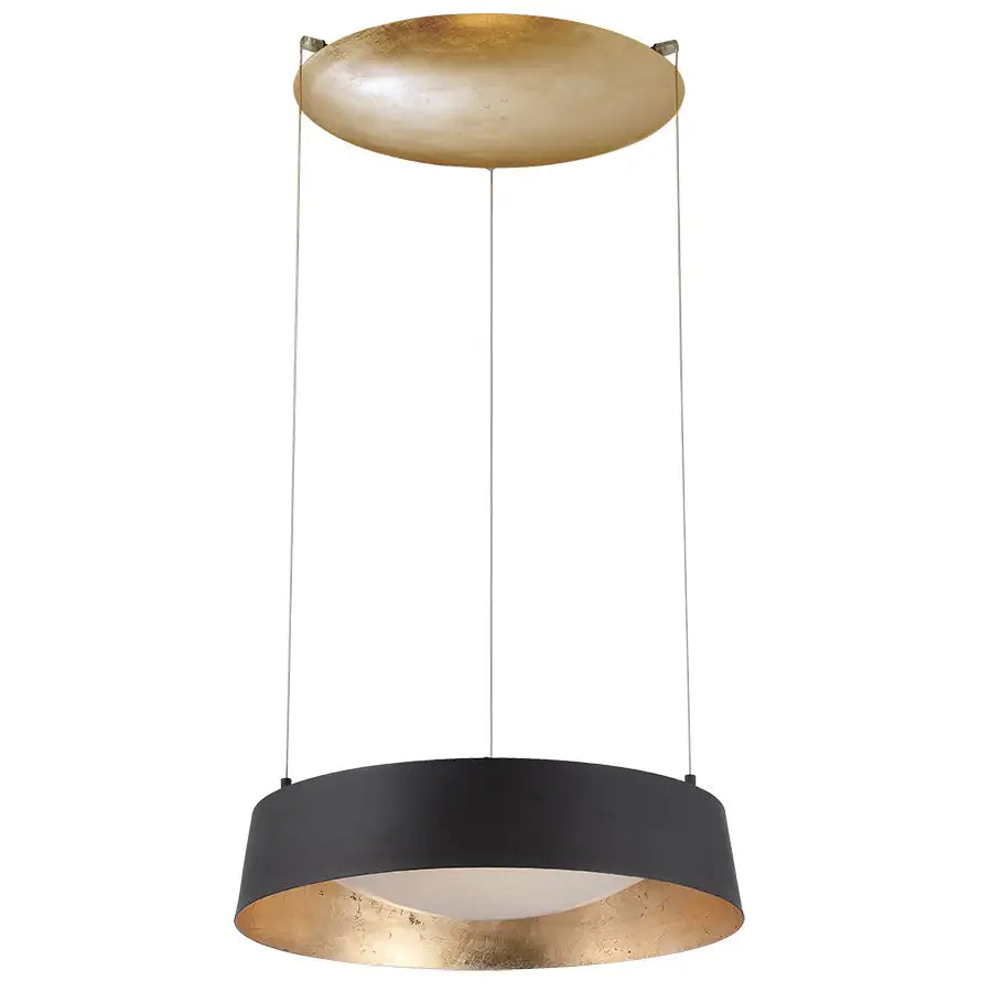 MODERN FORMS, GILT PENDANT LIGHTING, PENDANT LIGHT