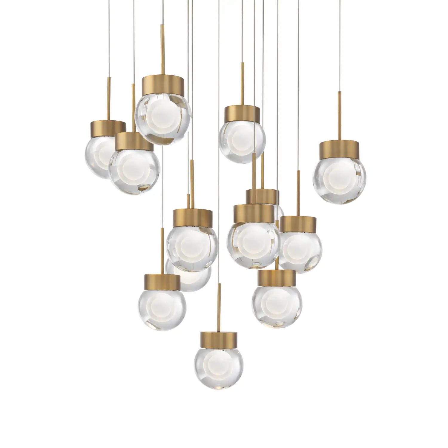 MODERN FORMS, DOUBLE BUBBLE PENDANT LIGHTING, PENDANT LIGHT