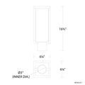MODERN FORMS, LEDGE OUTDOOR POST LIGHTING, OUTDOOR WALL LIGHTS