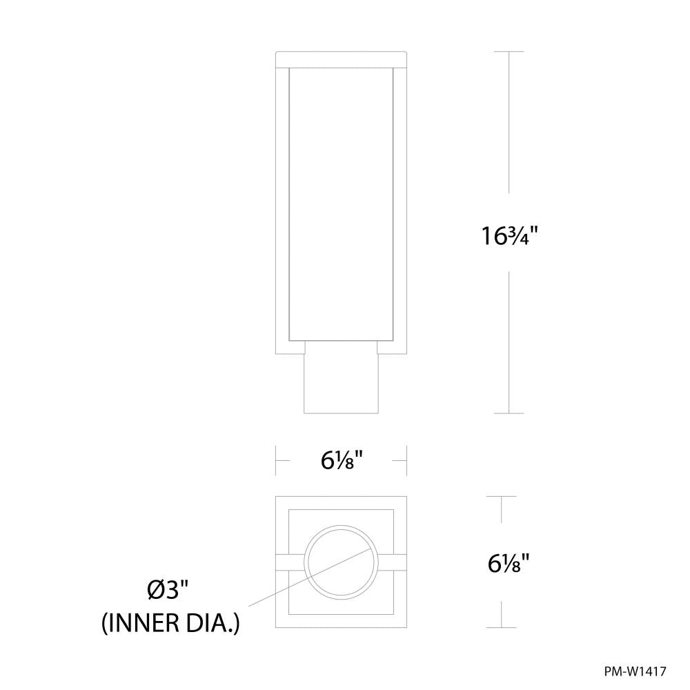 MODERN FORMS, LEDGE OUTDOOR POST LIGHTING, OUTDOOR WALL LIGHTS